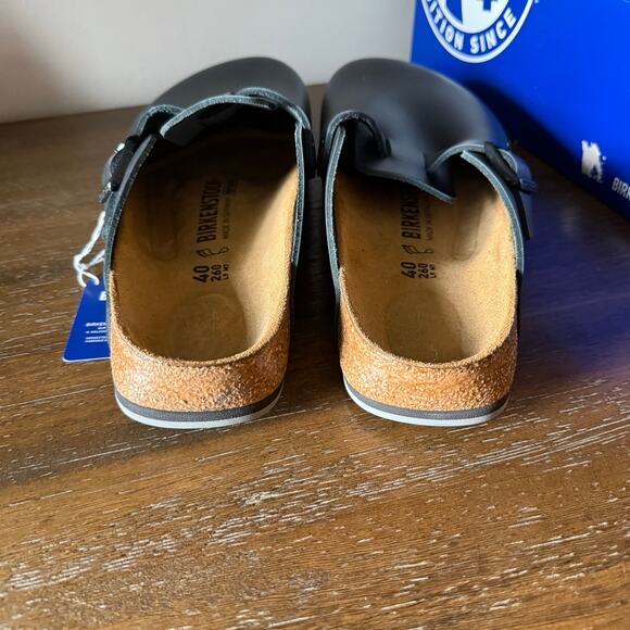 Birkenstock Black Leather Loafers - Picture 4 of 10